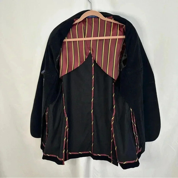 T Harris London Coat Blazer Men's Size Large Black Formal Career Holiday - Picture 9 of 16